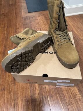 NIB GARMONT Tactical Men T 8 Bifida Multi-Terrain Suede Leather Boots, Coyote 14